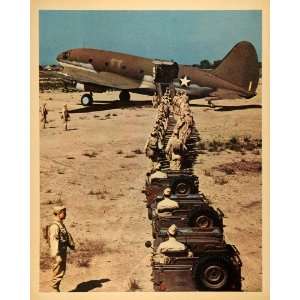   Military Buffalo New York C 46 Commando War   Original Color Print