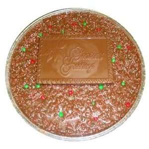 Seasons Greetings Chocolate Pizza  Grocery & Gourmet 