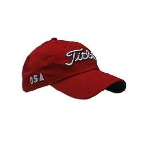  Titleist USA Golf Hat   Red