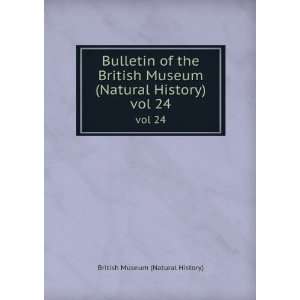   Museum (Natural History). vol 24 British Museum (Natural History