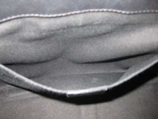 CELINE BOOGIE Black Pebbled Leather Satchel Bag  
