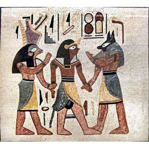    54x60 Egyptian Marble Mosaic Art Tile Mural: Everything Else