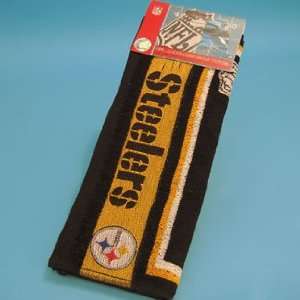  McArthur NFL Jacquard Towels   Pittsburgh Steelers: Sports 
