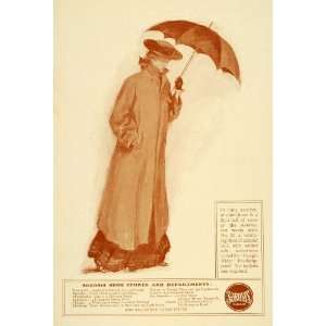  1906 Ad James McCreery Sorosis Shoe Stores Umbrella 
