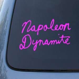 NAPOLEON DYNAMITE   Vinyl Car Decal Sticker #1670  Vinyl Color Pink