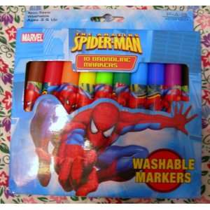    The Amazing Spider man Washable Broadline Markers: Toys & Games
