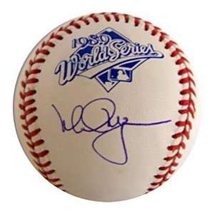  Mark McGwire Signed / Autographed 1989 World Series 