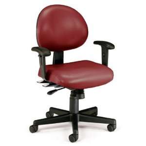  24 Hour Multi Shift Chair w/ Arms in Antimicrobial Vinyl 