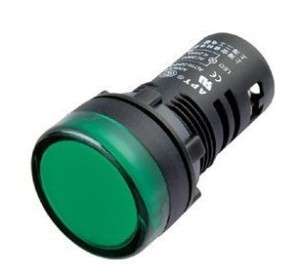 110V 22mm Green LED Power Indicator Signal Light  