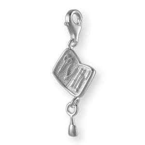  MELINA Charms clip on pendant manicure sterling silver 925 