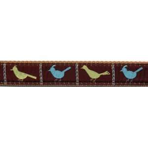  Up Country Brown Songbird Dog Collar 5/8 Small Pet 