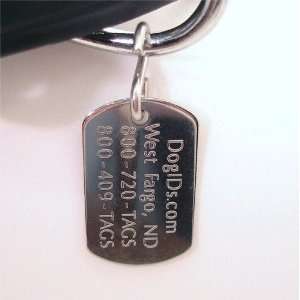  Stainless Steel Military Style Dog ID Tag