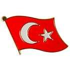 Turkey Flag 1in Collectible Lapel Pin