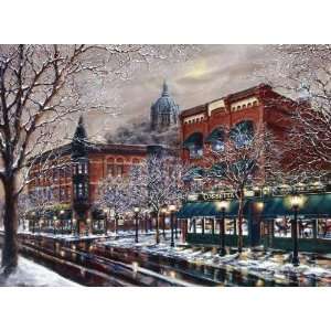 Susan Amidon   Evening at Old Seven Corners Canvas Giclee Studio 