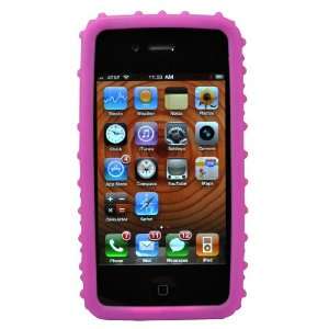   iPhone 4 with Wristband   Black TPU Bubble Drop   Fits AT&T iPhone