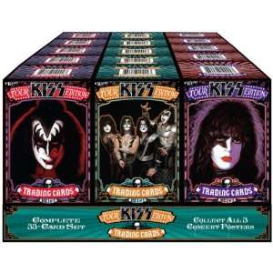  KISS Tour Edition Trading Cards Boxes   Set of 3 Toys 