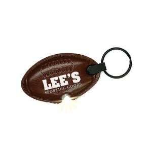  LogoLights (TM)   Football   Faux leather, key ring light with LED 