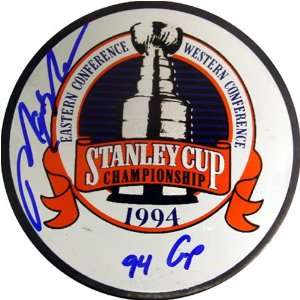  Mark Messier Autographed 94 Cup Stanley Cup Puck Sports 