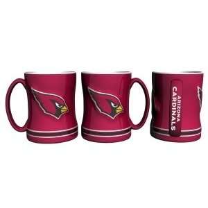  Arizona Cardinals Coffee Mug   15oz Sculpted Sports 