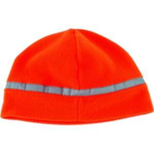  Fleece Caps (Reflective Stripe) ANSI   Orange w/ Silver 