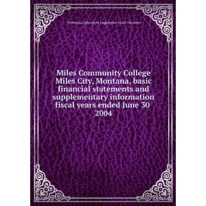  Miles Community College Miles City, Montana, basic 