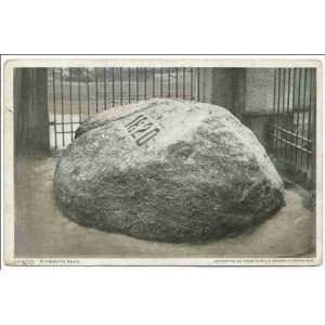 Reprint Plymouth Rock, Plymouth, Mass 1905 and later 