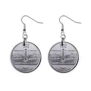 Utah State Quarter Dangle Earrings Jewelry 1 inch Buttons12302757