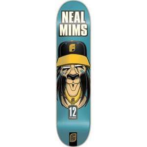  Finesse Mims Lion Skateboard Deck   8.0 W/Wheels: Sports 