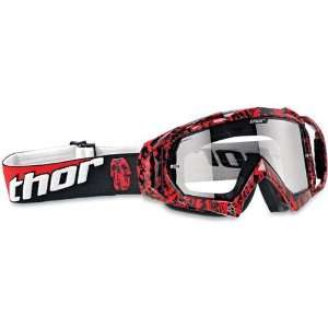 Thor Skull Hero Goggles with Black/Red Frame 26010703  