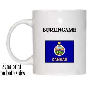  US State Flag   BURLINGAME, Kansas (KS) Mug Everything 