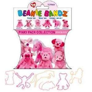  Ty Beanie Bandz Pinkys Pack Collection   12 Pack Toys 