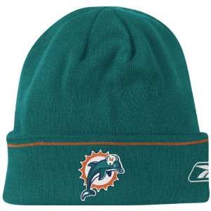  Miami Dolphins 2008 Coachs Cuffed Knit Hat: Sports 