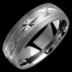  Nayia   size 10.00 Titanium Band with 14kt.White Gold 