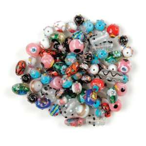  Moretti Glass Beads, 1/2 Lb. Pkg.: Office Products