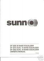 Sunn SP Series Graphic Equalizer Owners Manual  