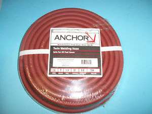 Anchor Twin Hose 1/4in Grade T Propane Welding Lampwork  