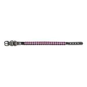  SDISC Metallic Twist Dog Collar Purple 10 inch Pet 