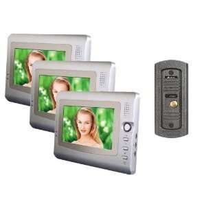  ANGEL 3 in 1 Video Intercom with Three Color 7 Monitors 