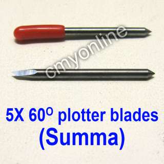New 5x 60° blade for Summa Cut & D series vinyl plotter  