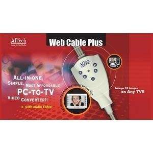   WEB CABLE PLUS PC TO TV VIDEO CONVERTER SCAN C. PAL, NTSC Electronics