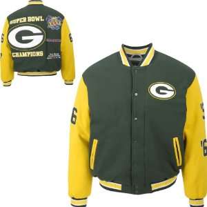   Packers Super Bowl Champion Varsity Jacket XX Large