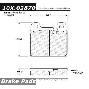  Centric Parts, 102.02870, CTek Brake Pads Automotive