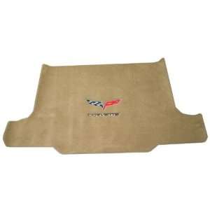  Corvette C6 Convertible Cargo Mats with Flag and Black 