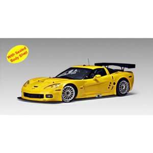  Chevy Corvette C6R Plain Body Version 1/18 Yellow Toys 