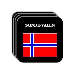  Norway   SUNDE VALEN Set of 4 Mini Mousepad Coasters 