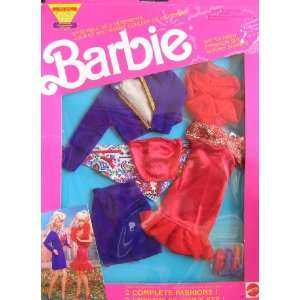   SPARKLE 2 Easy to Dress Outfits (1991 Mattel Canada): Toys & Games