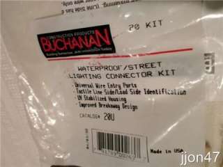 FREE Ship ~ Buchanan 20U KIT Waterproof/Street Lighting Breakaway 