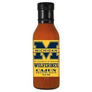   Wolverines NCAA Cajun Grilling Sauce   12oz: Sports & Outdoors