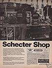 1981 SCHECTER SHOP VALLEY ARTS GUITAR, STUDIO CITY, CA GUITAR PRINT AD