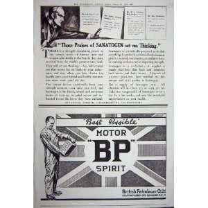  Advertisement 1922 Bp Motor Oil Petroleum Genatosan